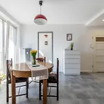 Red Accent Cosy Studio