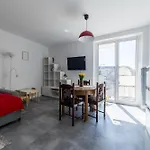 Red Accent Cosy Studio
